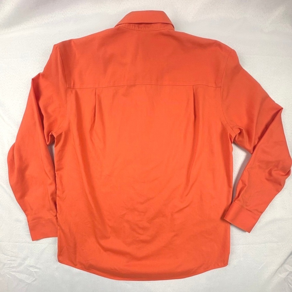 Cutter & Buck Auburn Tigers NCAA Orange‎ Button Down Shirt Mens Lg - Picture 3 of 14